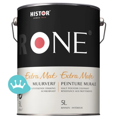 One by Histor Muurverf Extra Mat Mengkleur 5 liter packshot