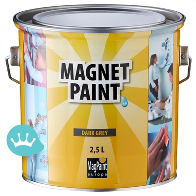 Mag Paint Magneetverf Donker Grijs 2,5 liter packshot
