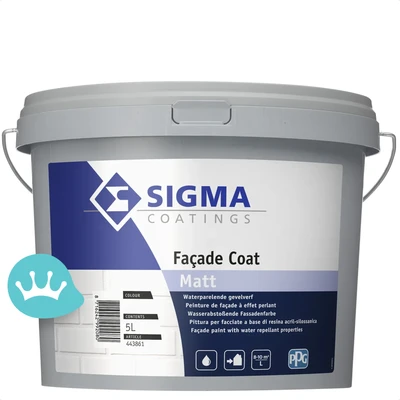 Sigma Facade Coat Matt Mengkleur 5 liter packshot