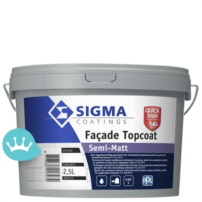 Sigma Facade Topcoat Semi-Matt 2,5 liter packshot