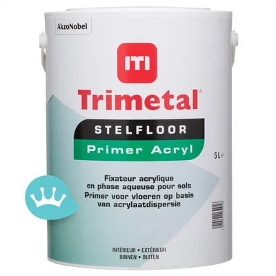 Trimetal Stelfloor Primer Acryl Kleurloos 5 liter packshot