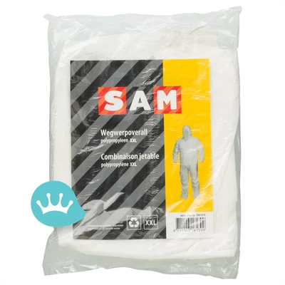 Sam Wegwerpoverall Xxl