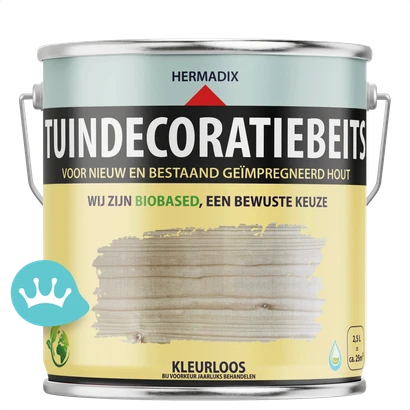 Hermadix Tuindecoratiebeits Kleurloos 2,5 liter packshot