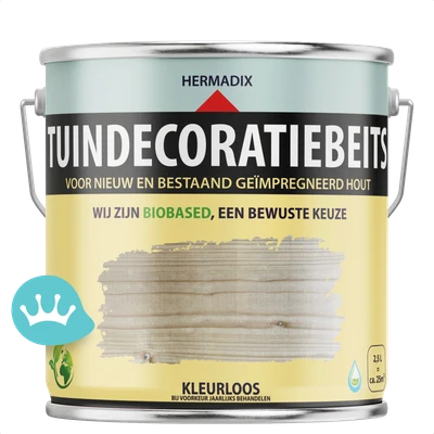 Hermadix Tuindecoratiebeits Kleurloos 2,5 liter packshot