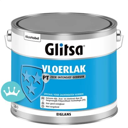 Glitsa Vloerlak PT Eiglans Mengkleur 2,5 liter packshot