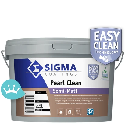 Sigma Pearl Clean Semi Matt Mengkleur 2,5 liter packshot