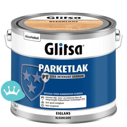 Glitsa Parketlak Pt Eiglans Kleurloos 2,5 liter packshot