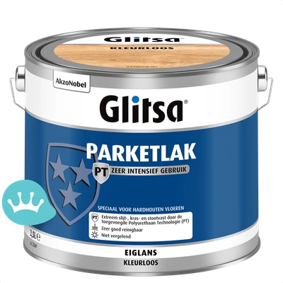 Glitsa Parketlak Pt Eiglans Kleurloos 2,5 liter packshot