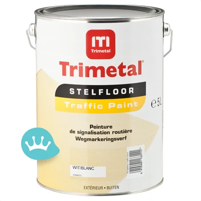 Trimetal Stelfloor Traffic Paint Geel 5 liter packshot