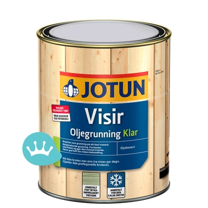 Jotun Visir Oljegrunning Klar Kleurloos 900 mililiter packshot