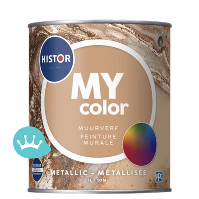 Histor My Color Muurverf Metallic Mengkleur 1 liter packshot
