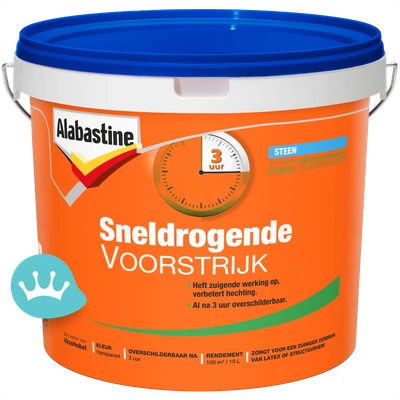 Alabastine Voorstrijk Sneldrogend Transparant 10 liter packshot