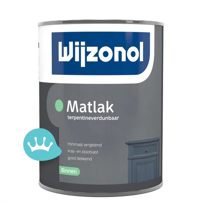 Wijzonol Matlak Terpentine Verdunbaar Mengkleur 1 liter packshot