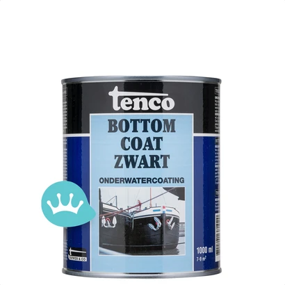 Tenco Bottomcoat Teervrij Zwart 1 liter packshot