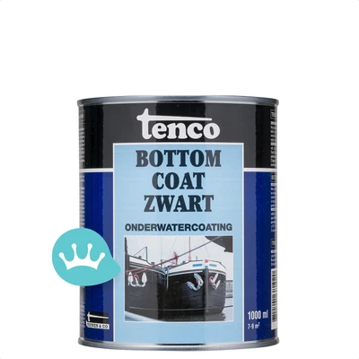 Tenco Bottomcoat Teervrij Zwart 1 liter packshot