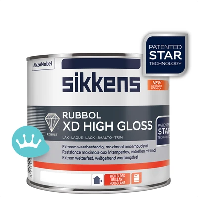 Sikkens Rubbol Xd High Gloss Mengkleur 500 mililiter packshot