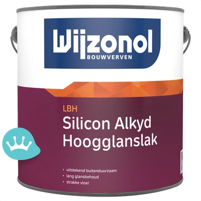 Wijzonol Lbh Silicon Alkyd Hoogglanslak Mengkleur 2,5 liter packshot