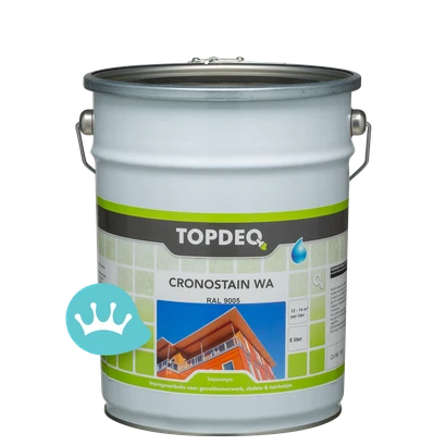 Topdeq Cronostain Wa Dekkend Ral 9005 5 liter packshot