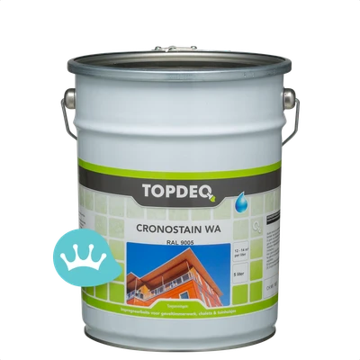 Topdeq Cronostain Wa Dekkend Ral 9005 5 liter packshot