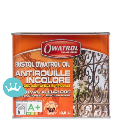 Owatrol Rustol Oil 500 mililiter packshot