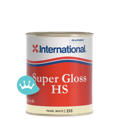 International Super Gloss Hs Pearl White 253 750 mililiter packshot