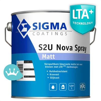 Sigma S2U Nova Spray Matt Mengkleur 2,5 liter packshot