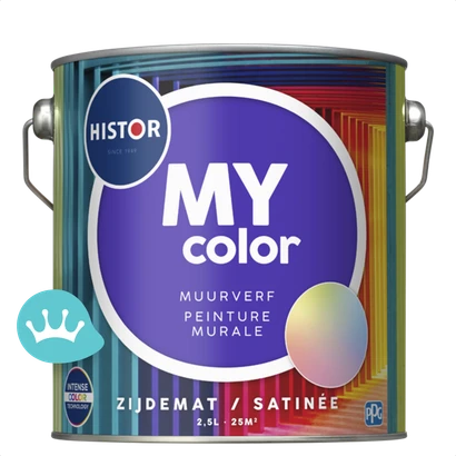 Histor My Color Muurverf Zijdemat Mengkleur 2,5 liter packshot