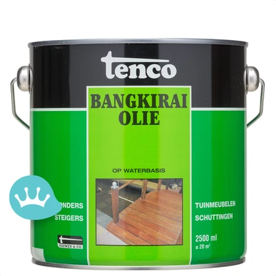 Tenco Bangkirai Olie Kleurloos 2,5 liter packshot