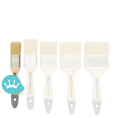 Sam Pro Platte Muurverf Kwast S109 1 Inch (25 Mm Breed)