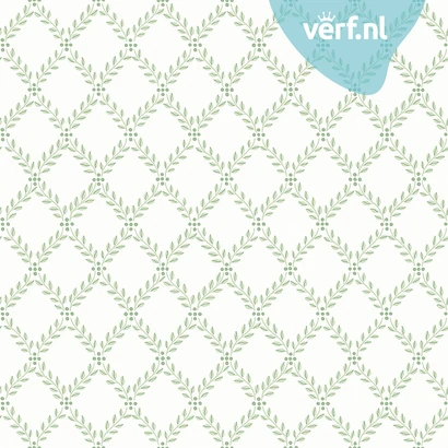 Borastapeter Falsterbo Iii Trellis Leaves 7671