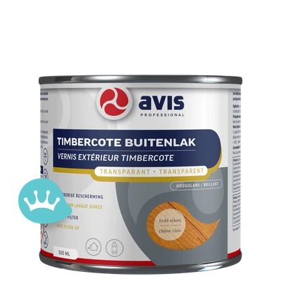 Avis Timbercote Buitenlak Transparant Licht Eiken Hoogglans 500 mililiter Nieuw packshot
