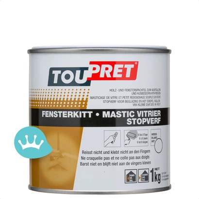 Toupret Stopverf Wit 1 Kg packshot