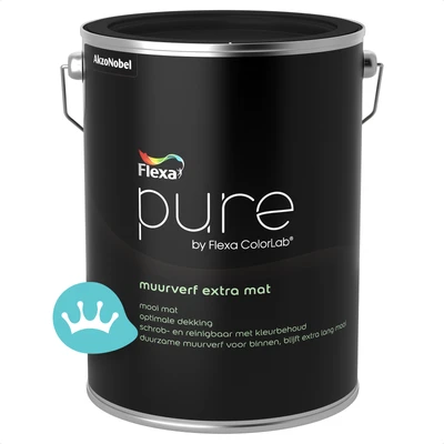 Flexa Pure Muurverf Extra Mat Mengkleur 5 liter packshot