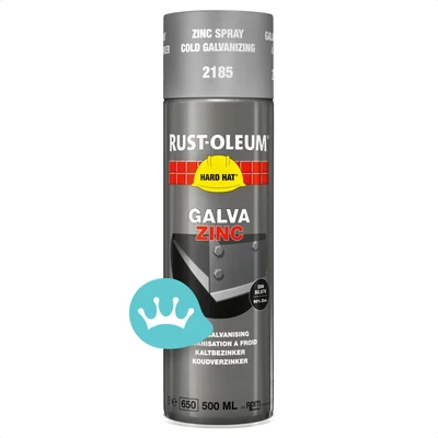 Rust Oleum Hard Hat Zinkspray Koudverzinker 500 mililiter packshot