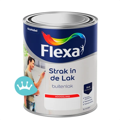 Flexa Strak in De Lak Hoogglans Mengkleur 1 liter packshot