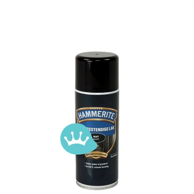 Hammerite Hitte Bestendige Lak Mat Zwart 400 mililiter packshot