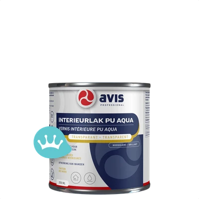 Avis Interieurlak Pu Aqua Transparant Hoogglans 250mililiterNieuw packshot