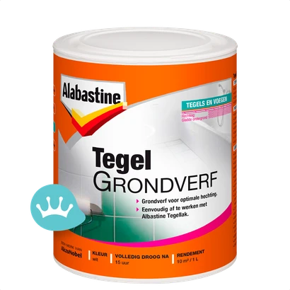 Alabastine Tegel Grondverf Wit 1 liter packshot
