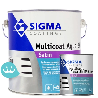 Sigma Multicoat Aqua 2K EP Satin Mengkleur 2,5 liter packshot