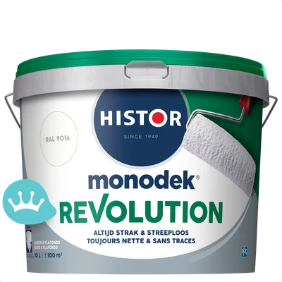 Histor Monodek Revolution Muurverf Ral 9016 10 liter packshot