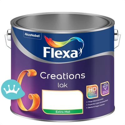 Flexa Creations Lak Extra Mat Mengkleur 2,5 liter packshot