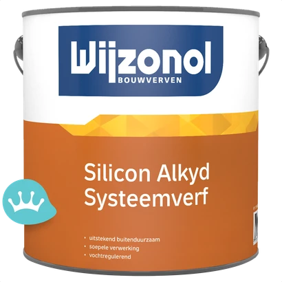 Wijzonol Silicon Alkyd Systeemverf Mengkleur 2,5 liter packshot