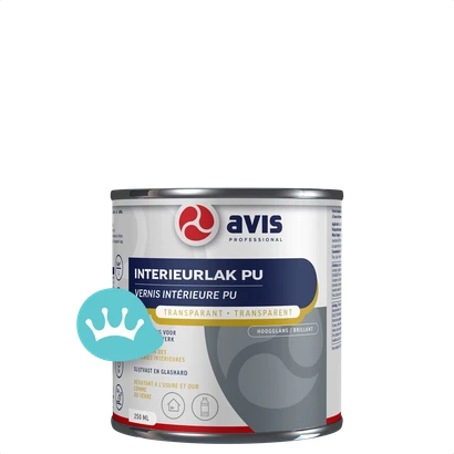 Avis Interieurlak Pu Transparant Hoogglans 250 mililiter Nieuw packshot