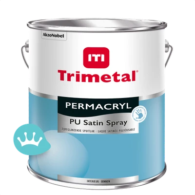 Trimetal Permacryl Pu Satin Spray Mengkleur 2,5 liter packshot