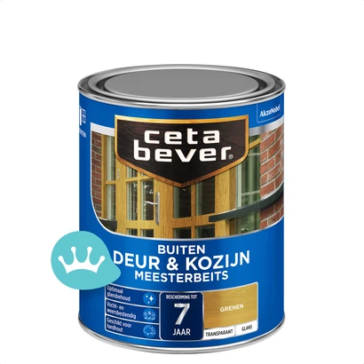 CetaBever Transparante Meesterbeits Deur En Kozijn Glans 077 Grenen 750 mililiter packshot