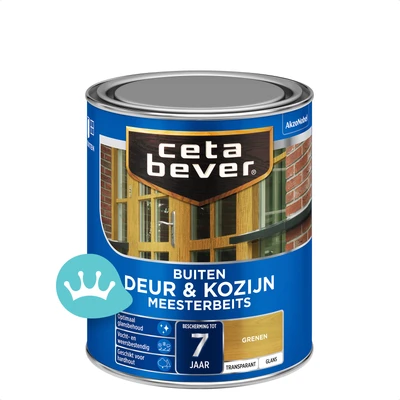 CetaBever Transparante Meesterbeits Deur En Kozijn Glans 077 Grenen 750 mililiter packshot