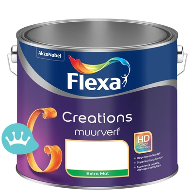 Flexa Creations Muurverf Extra Mat Mengkleur 2,5 liter packshot