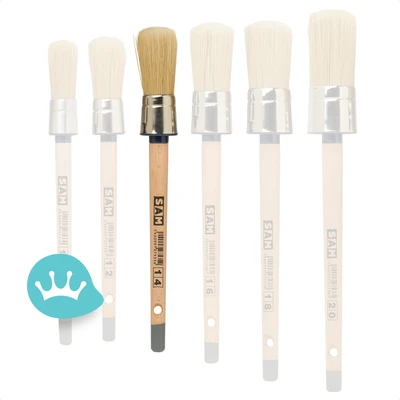 Sam Pro Ronde Muurverf Kwast S211 14 (25 Mm Breed)