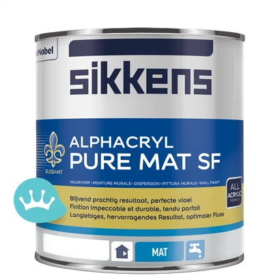 Sikkens Alphacryl Pure Mat Sf Mengkleur 1 liter packshot