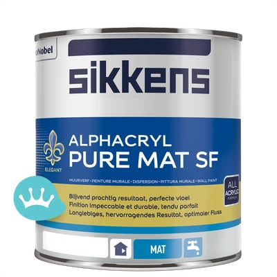 Sikkens Alphacryl Pure Mat Sf Mengkleur 1 liter packshot